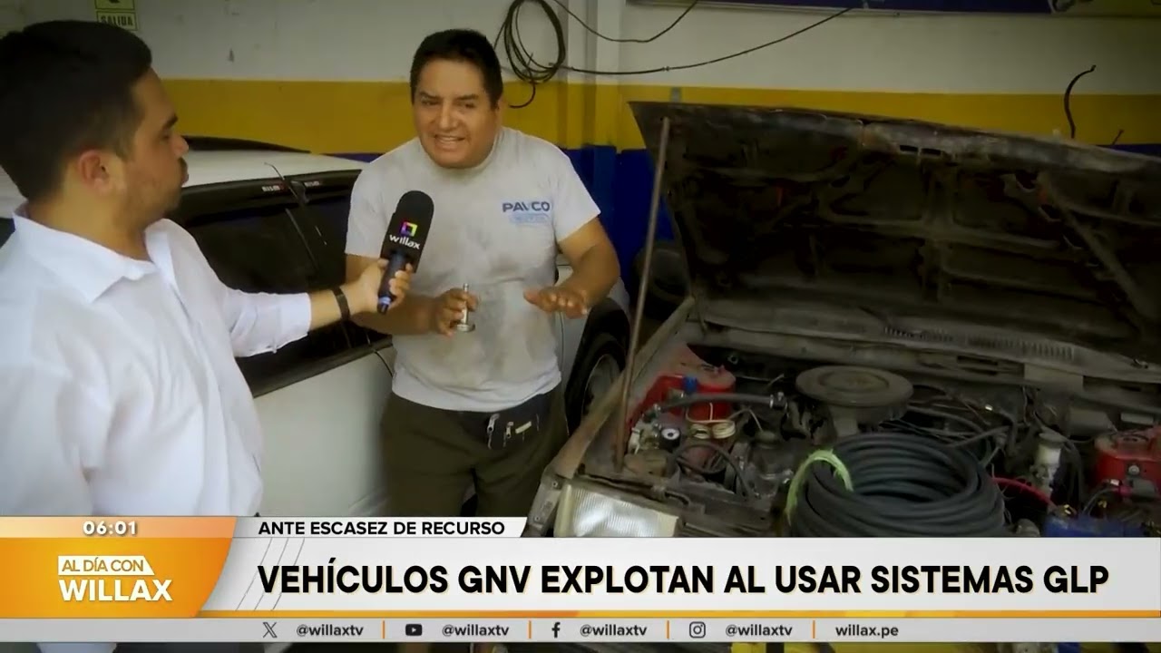 Al Día con Willax - MAR 05 - VEHÍCULOS GNV EXPLOTAN AL USAR SISTEMAS GLP | Willax