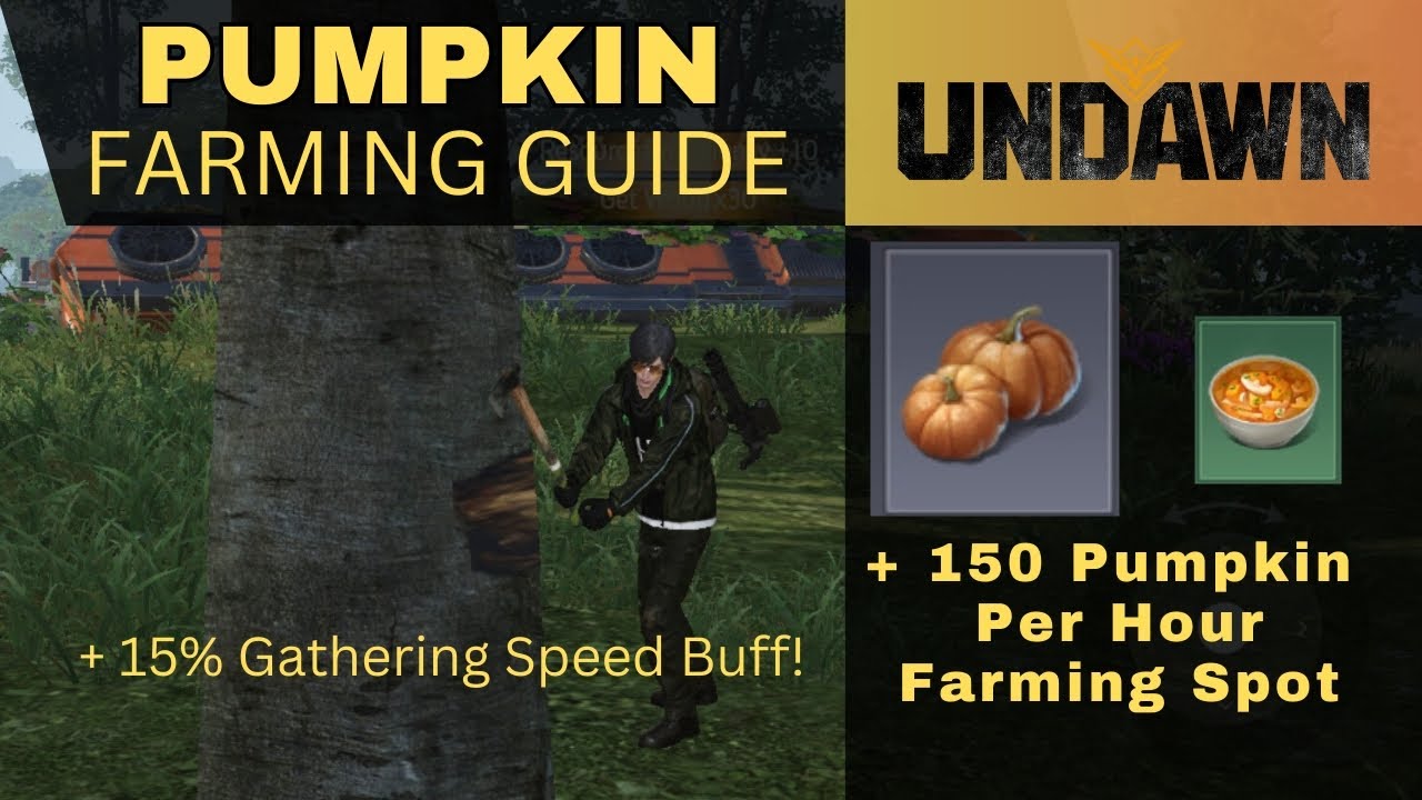 PUMPKIN Farming Guide Undawn YouTube