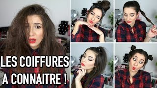 JE N'AI QUE 2 MINUTES POUR ME COIFFER 😱 Idées et astuces ! - Horia