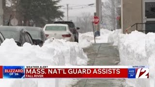National Guard deployed to help Fall River dig out