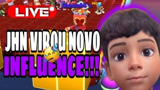 🔴😜NOVO INFLUENCER!!!😜🤪🔴STUMBLE GUYS AO VIVO 👑 JHONINHA 👑