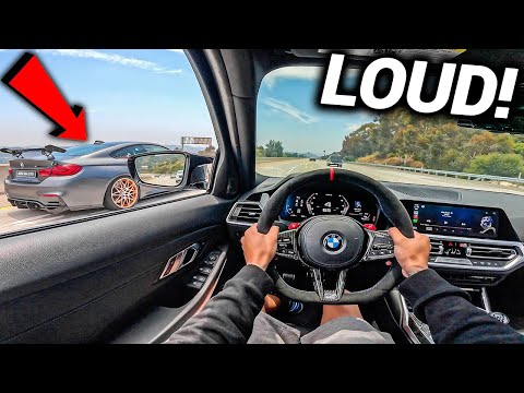 MANUAL G80 M3 HIGHSPEED POV DRIVE!!! (LOUD EXHAUST)