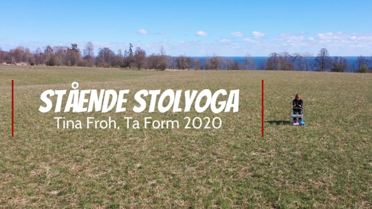 Hemträningspass: Stående stolyogapass