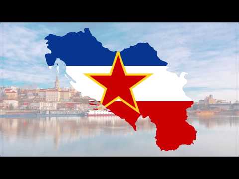 Greater Yugoslavia Flag Map