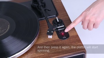 1byone High Fidelity Belt Drive Turntable with Built-in Speakers - Installation Video