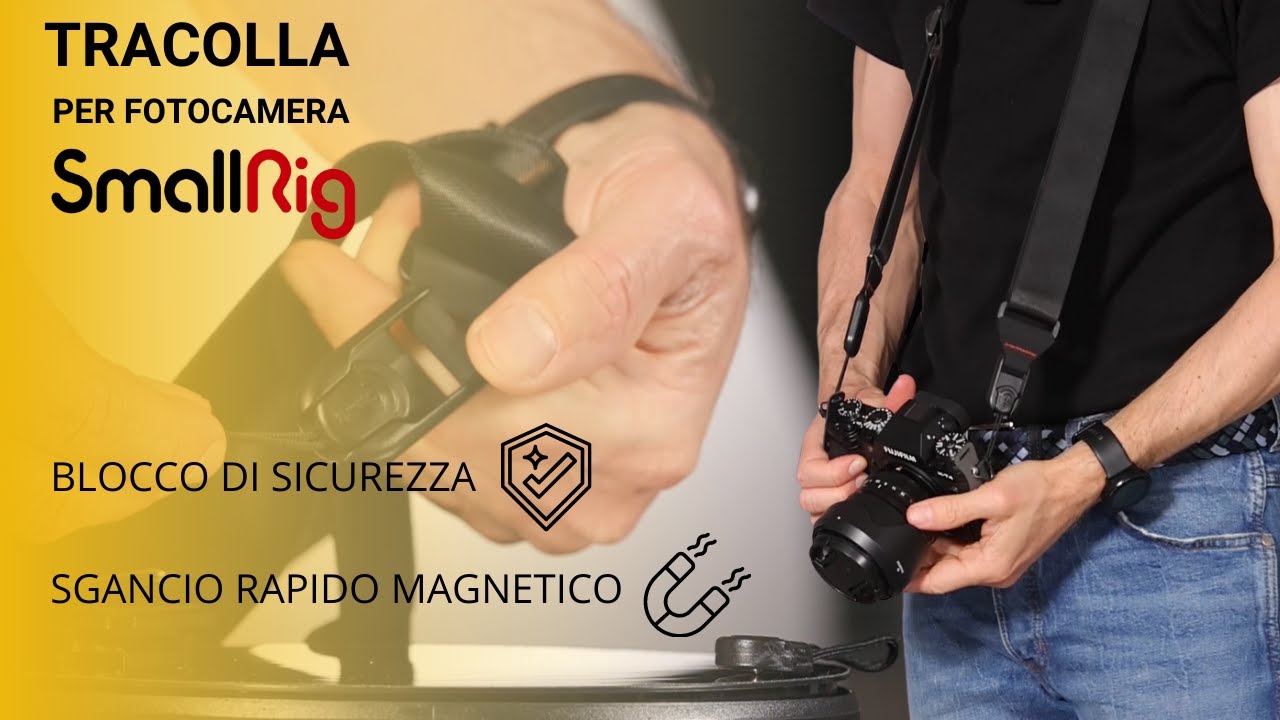 La speciale Tracolla per Fotocamera : ecco la tracolla a spalla SmallRig PSC2428
