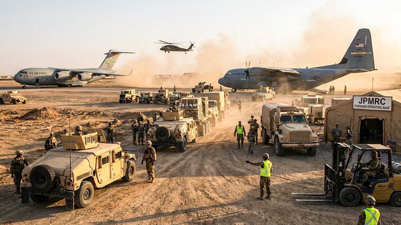 U.S. Air Force in Action! Massive JPMRC Airbridge Mission Revealed