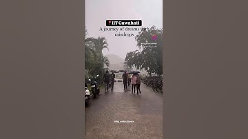 IIT Guwahati Campus Rain #rain #weather #sukoon #campuslife #iit #iitguwahati #iitmotivation #iitjee