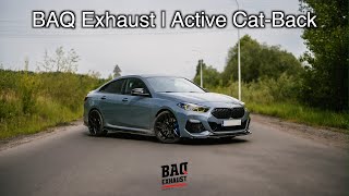 BMW M235i F44 B48 x-drive | Active Cat-Back exhaust sound | BAQ Exhaust