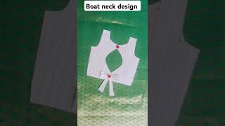beautiful boat neck blouse design cutting #shorts video #short
