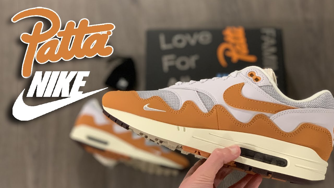 パタ×ナイキ PattaxNike Air Max 1 Monarch Special Box Patta x Nike Air Max 1 Waves Monarch (Special Box) Review