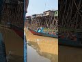 Best moment in dry season #kampongphluk #floatingvillage #travel #touristattraction #trendingshorts
