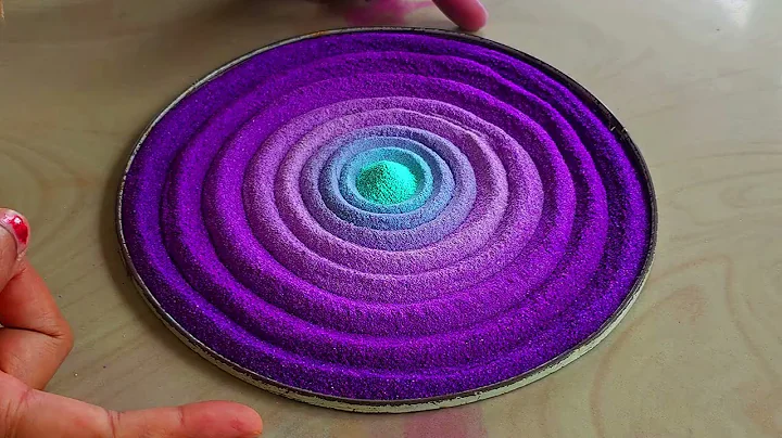 Satisfying Video || Sand Art  || Rangoli kaise banate hai