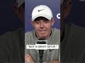 “NOT A GREAT SETUP.” -Rory on the conditions so far at Aronimink