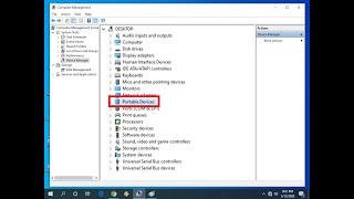 how to get back missing portable devices in device manager in windows 10/8/7