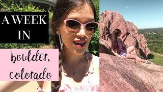 ROCK CLIMBING, HORRIBLE APPLE STORE AND MORE! BOULDER, COLORADO VLOG