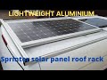 How to make a solar panel roof rack from lightweight aluminium 40x40, 80/20.