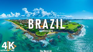 Brazil 4K - Relaxing Music With Beautiful Natural Landscape - Amazing Nature