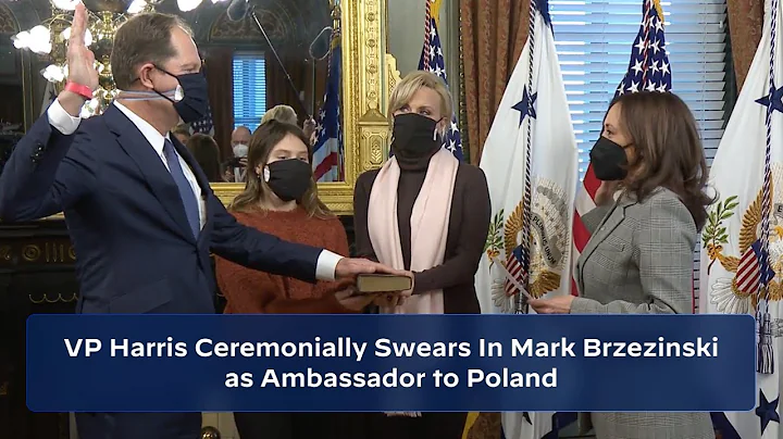 Vice President Harris Ceremonially Swears In Mark ...