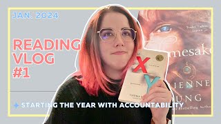 2024 Reading Vlog #1 // starting the year with accountability
