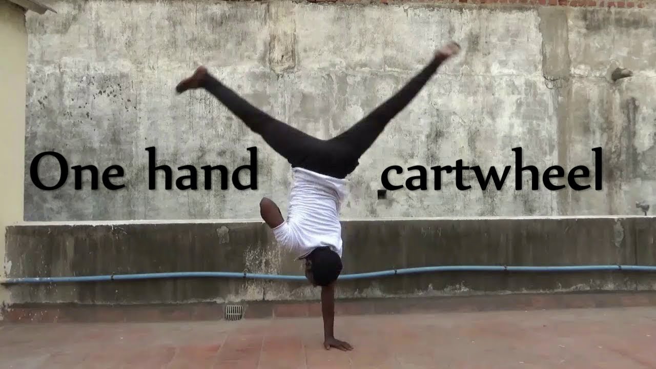 One hand cartwheel tutorial beginners YouTube