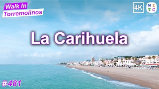 La Carihuela beachfront, Torremolinos, Spain | Torremolinos street tour | Torremolinos 2024