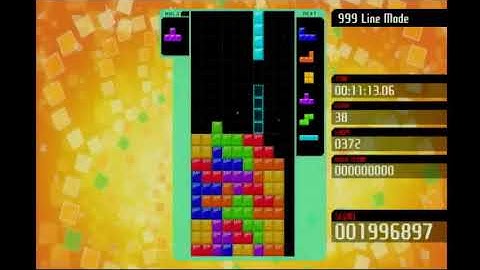 Switch - Tetris 99 - Marathon Speedrun (999 Lines) - 33:22.71