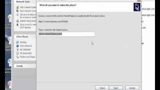 Setup ICE Drive Web Foldes on XP screenshot 1