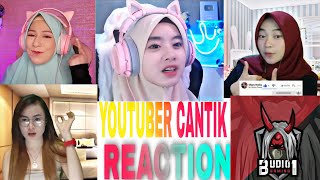 YOUTUBER CANTIK REACTION VIDEO BUDI01 GAMING.