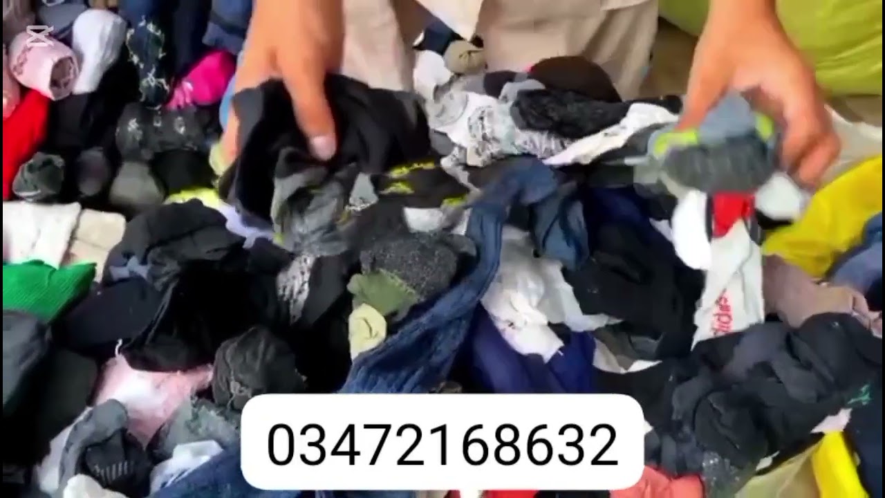 مکس جراب کا 80 کلو بنڈل صرف 14 ہزار میں ویڈیو میں بنڈل کھول کہ دکھایا ہے رابطہ نمبر 03472168632