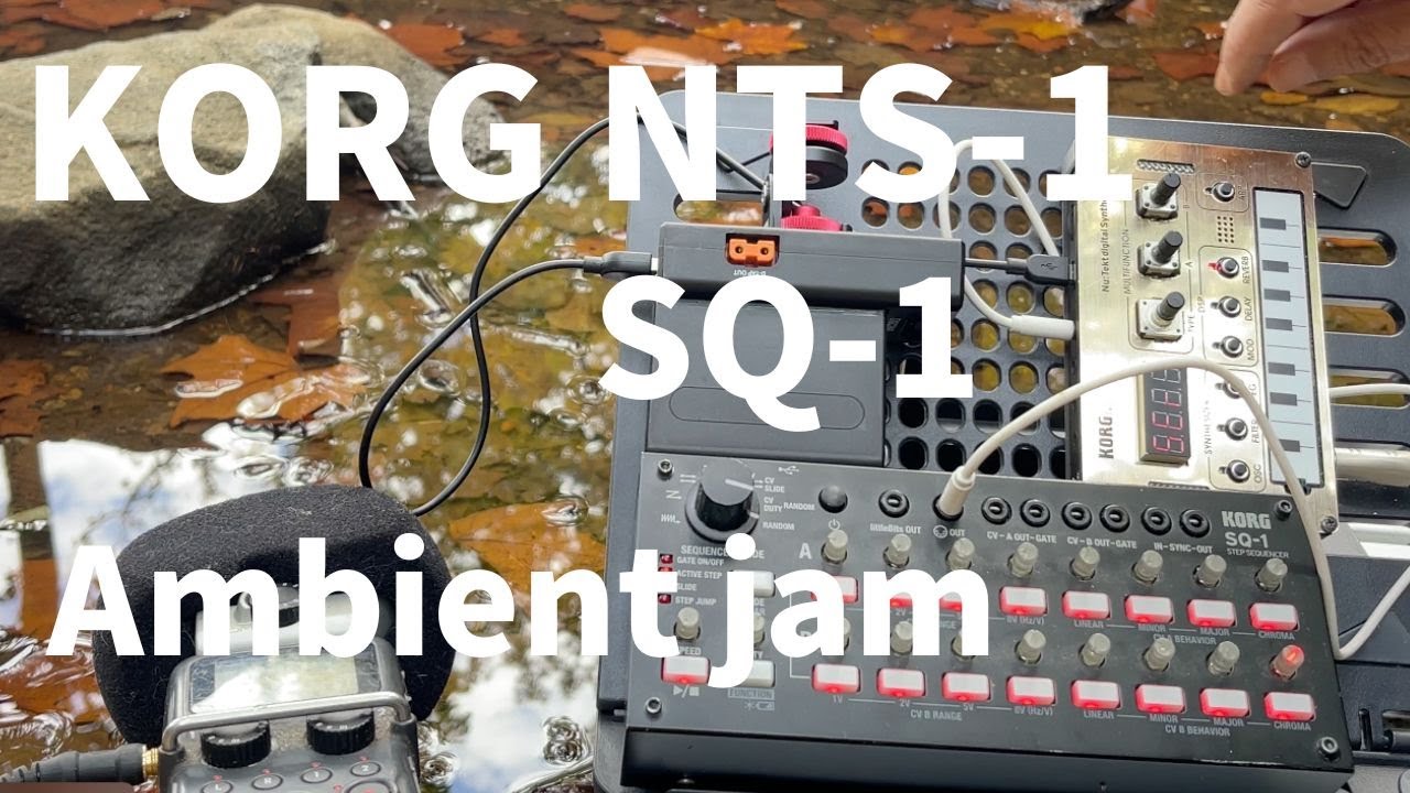 KORG「NTS-1」と「SQ-1」で音遊び！ korg Nu:Tekt NTS-1 / sq-1 / シーケンサーはどんな音がなるのだろうか