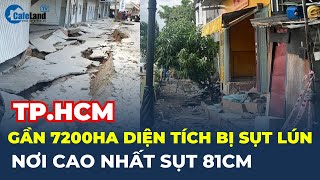 TP. Hồ Chí Minh: Gần 7.200ha diện tích BỊ SỤT LÚN, nơi cao nhất sụt 81CM | CafeLand