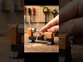 Tiny Wood Lathe 😱 Turning Real Wood!#MiniTools#WoodLathe#WoodTurning#Woodworking#shortvideo