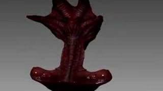 zbrush alien in color