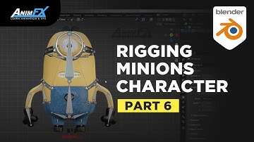 Character Rigging in Blender | Part 6 | Making of Minion 3D character | Blender Course