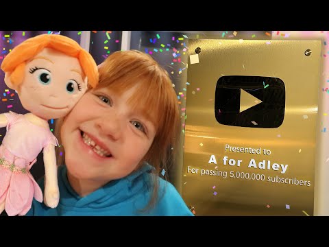 5,000,000 FRiENDS SURPRiSE! Adley is the BOSS!! making new Games u0026 Toys for you at The Spacestation