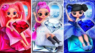 Download Lagu K-Pop Demon Hunters: Les Huntrix De Diamant, Rubis \u0026 Saphir Dans L'Avion ! 10 Crafts Poupées L.O.L. MP3