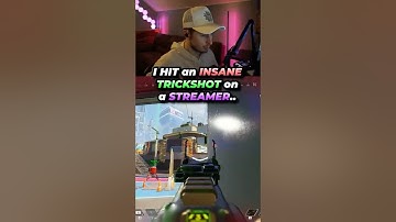 I HIT an INSANE TRICKSHOT on a STREAMER in Apex Legends #apexlegends #apexlegendsclips #apexclips