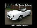 Alfa Romeo in the 1950 - 1960 Engineering Elegance and Racing Soul”