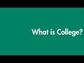 What Is College?: Exploring What's Possible After High School