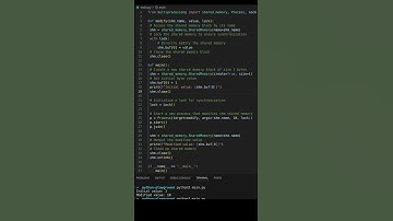 Python multiprocessing: Working with Shared Memory