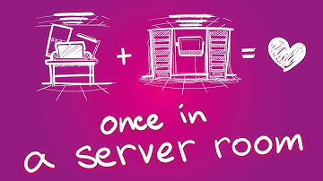 Once in a server room