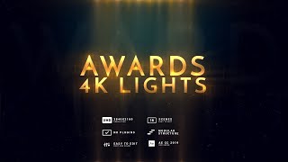 4K Awards Titles Lights Preview 4K | After Effects Templates Videohive