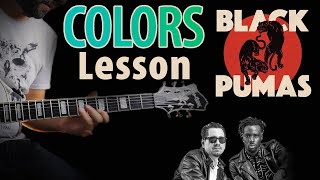 How To Play The "colors" Guitar Solo By Black Pumas