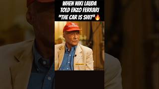 “THE CAR IS SHIT” - When Niki Lauda Told Enzo Ferrari this🔥 #f1shorts #f1 #nikilauda #ferrari