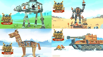 Crush the Castle: Siege Master Walkthough All Levels 01 - 101 (All 3 Stars)