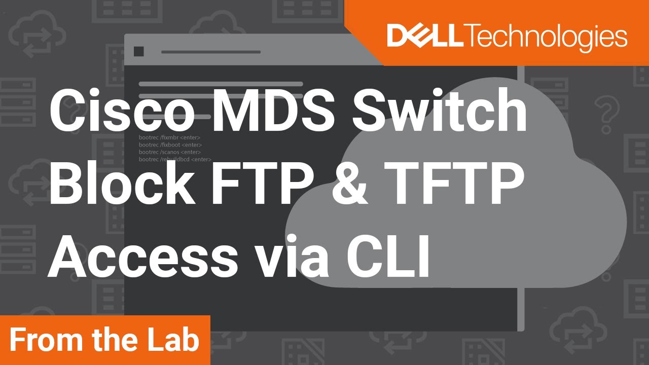 How to block FTP or TFTP access to an Connectrix Cisco MDS switch YouTube