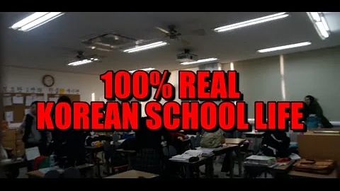 Daily life of a Korean high school student