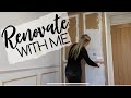Home Renovation | Video 15 | Renovate with me | Caulking, painting &amp; varnishing!
