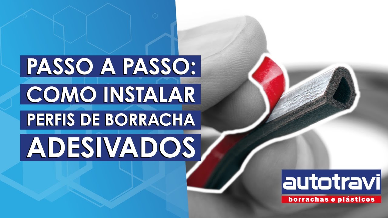 Perfil de borracha com inserto - Autotravi